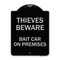 Signmission Thieves Beware Bait Car on Premises Heavy-Gauge Aluminum Architectural Sign, 24" H, BS-1824-22821 A-DES-BS-1824-22821 - alternate 1